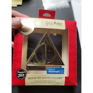 2020 Hallmark Harry Potter Deathly Hallows Gold Walmart Exclusive Ornament New
